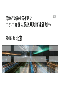 商业计划书(中介联盟)（PPT49页)