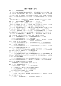 《教育学基础复习资料》