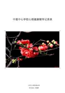 小学生心理辅导记录-完整