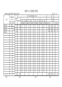 公路工程土石方计算用excel自动计算表