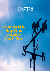 管理经济学英文版最新版教学课件第8章