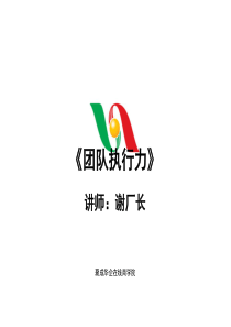 团队执行力0816讲义