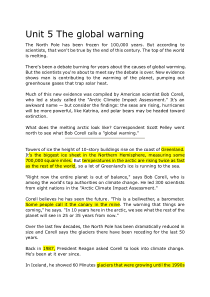 英语高级视听-听力原文-Unit-5-The-global-warning