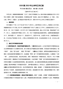 XXX镇XX年上半XX年工作汇报