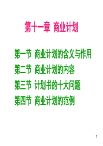 商业计划的作用与内容(ppt35页)