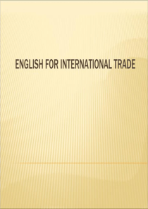 English-for-International-Trade