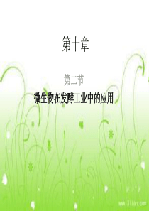 微生物在发酵工业中的应用全解