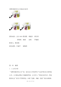 圣熙有限责任公司商业计划书（DOC 82页）