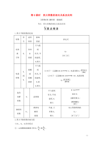 2021高考化学一轮复习第八章第8课时四大常数的相互关系及应用教案鲁科版