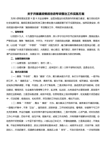 关于开展庸政懒政怠政专项整治工作实施方案