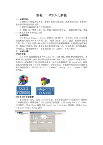 实验一-CCS的入门操作