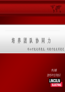 培养团队协同力(内部使用)