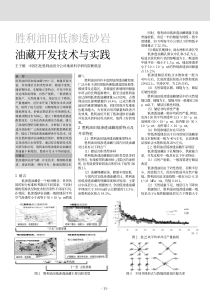 胜利油田低渗透砂岩油藏开发技术与实践