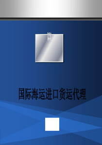 国际海运进口货运代理(PPT-88张)