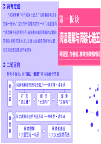 高考英语二轮复习资料ppt第一板块阅读理解之能力篇第一讲扩充词汇量厚积阅读之基石