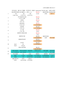 自密实混凝土配合比计算-固定砂石体积法