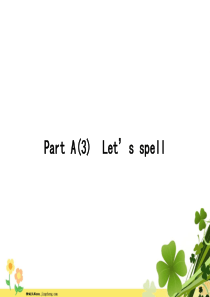 人教PEP版2020春五年级英语下册Unit6WorkquietlyPartALetsspell习题