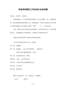 湛江市霞山区特呈学校二00九年团队活动方案