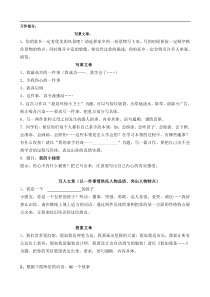 三年级下册复习资料习作