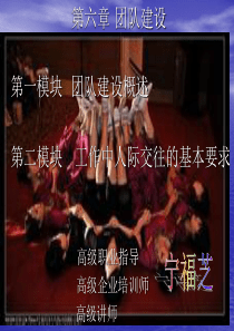第六章企业培训师——团队建设(阳光灵芝nfz)