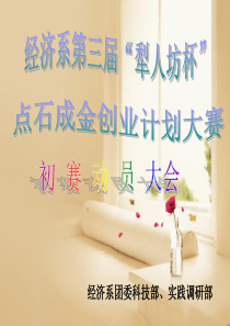 经济系第三届“犁人坊杯”点石成金创业计划大赛初赛动