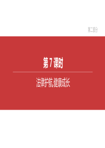 中考一轮复习初中道德与法制第07课时法律护航健康成长