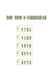 2020版中考历史一轮复习课件中国古代史第6课时明清时期