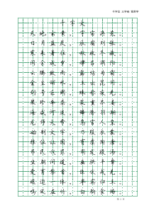 2174田英章硬笔楷书《千字文+三字经+3500常用字》