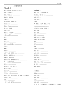 外研版八年级下册英语单词默写.doc