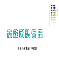 高效的团队管理方法
