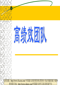 高绩效团队(1)