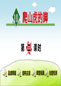 四年级上册语文课件-10.爬山虎的脚【第2课时】-人教部编版(共40张PPT)