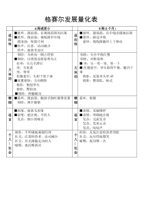 格赛尔发展量表