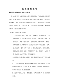 监理自检报告