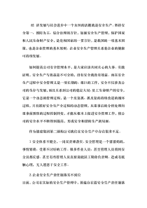 安全生产的不足和整改措施