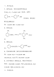 高中化学反应类型归纳