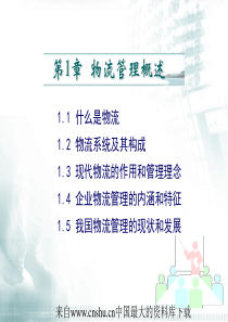 [物流管理]物流管理概述(ppt 41页)