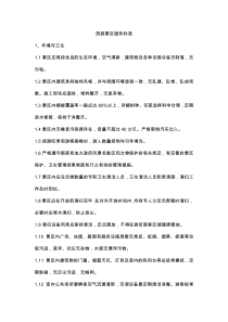 旅游景区服务标准