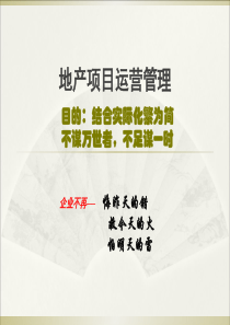 东湖高新地产项目运营管理