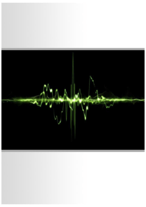 电波背景科技医学医疗PPT模板