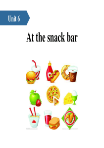 《At the snack bar》PPT(第一课时)