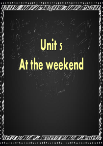 《At the weekend》PPT