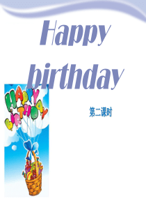 《Happy birthday》PPT课件