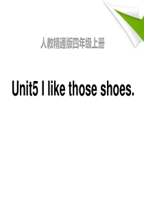 《I like those shoes》PPT课件7