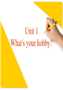 《Whats your hobby》PPT