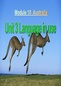 《Language in use》Australia PPT课件
