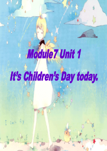 《Its Childrens Day today》PPT课件88