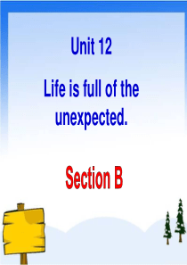 《Life is full of unexpected》PPT课件1