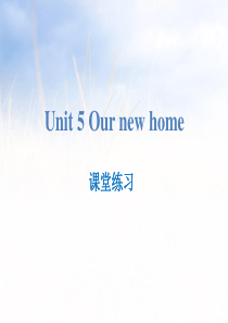 《Our new home》课堂练习PPT