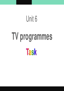 《TV programmes》TaskPPT